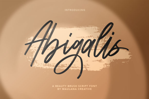 Abigalis: A Modern Script Font for Creative Branding