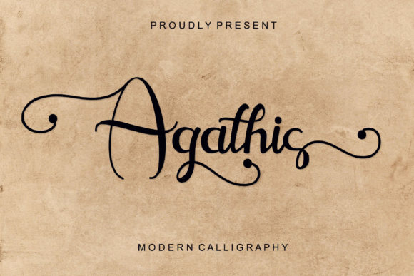 Agathis: A Graceful Script Font for Editorial Design