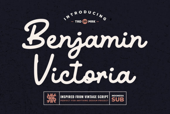 Benjamin Victoria: A Charming Script Font for Branding