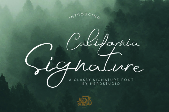 California Signature: A Font with Character