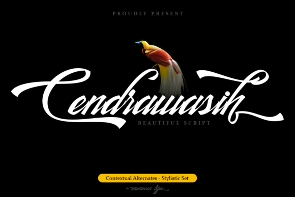 Cendrawasih: A Versatile Handwritten Font for Engaging Visuals