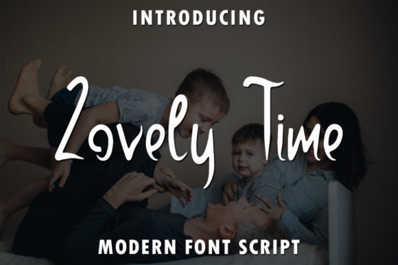 Discover the Charm of Lovely Time: A Handwritten Font for Web Design