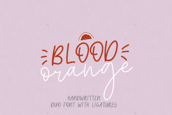 Enhance Your Brand with Blood Orange Duo Font