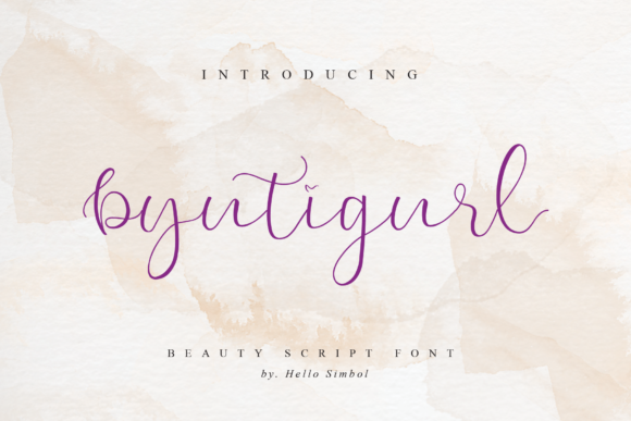 Enhance Your Brand with Byutigurl Handwritten Font