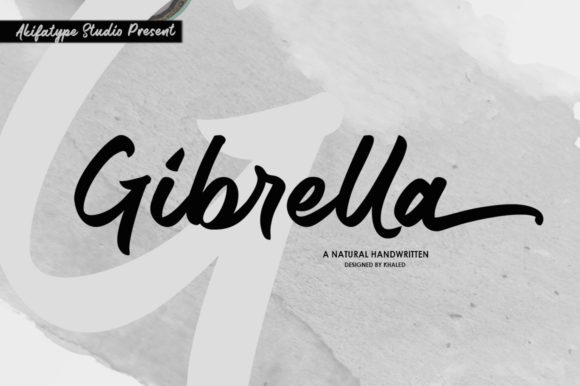 Enhance Your Brand with Gibrella: A Stylish Handwritten Font
