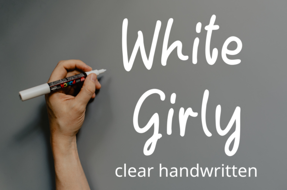 Enhance Your Brand with White Girly Font