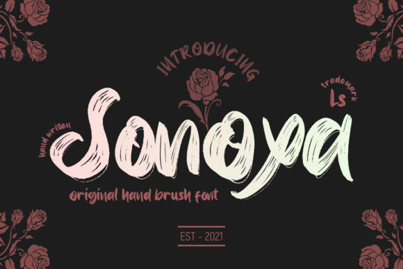 Enhance Your Web Design with Sonoxa, a Bold Handwritten Font