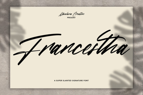 Francestha: A Premium Script Font for Elegant Web Design