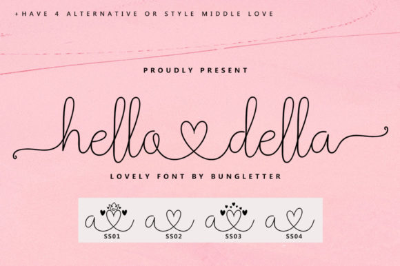 Hello Della: A Whimsical Font for Crafters and Creators