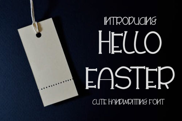 Hello Easter: A Charming Handwritten Font for Engaging Campaigns