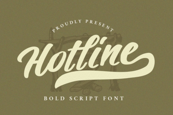 Hotline: A Bold and Flowing Handwritten Font for Web Design