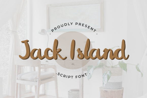 Jack Island: A Stylish Script Font for Editorial Design
