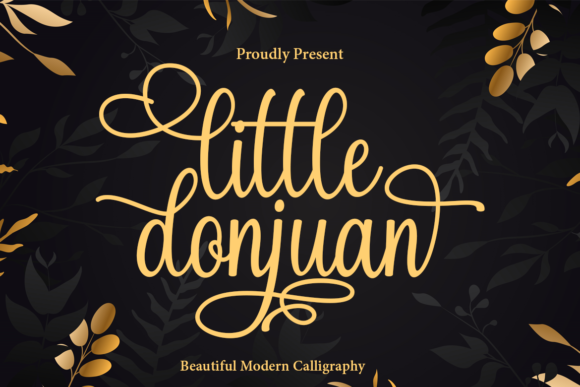 Little Donjuan: A Graceful Handwritten Font for Editorial Design
