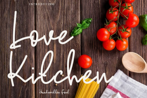 Love Kitchen: A Charming Font for Handmade Creations
