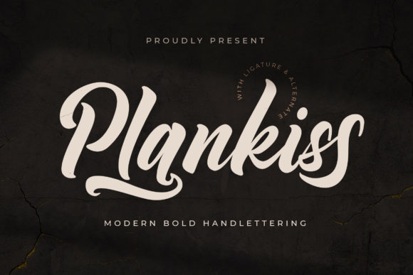 Plankiss: A Bold Script Font for Dynamic Web Design