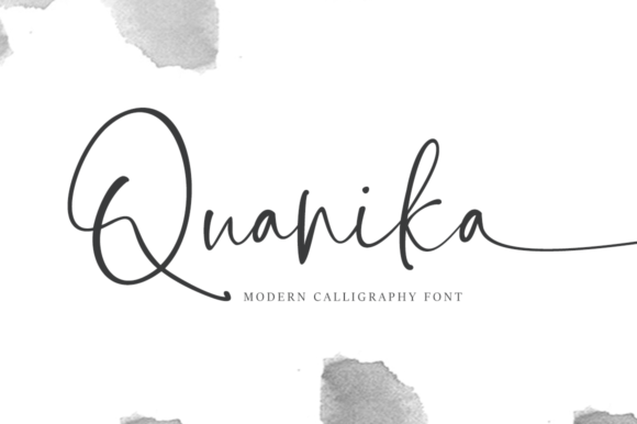 Quanika: A Handwritten Font for Charming Craft Projects
