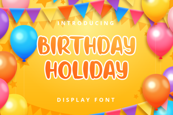Transform Your Brand with Birthday Holiday Font