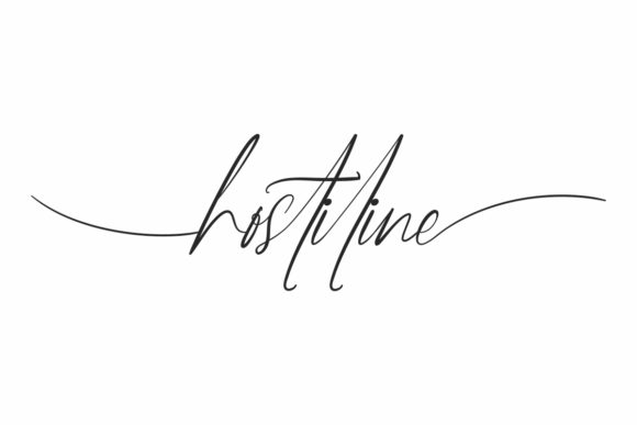 Transform Your Brand with Hostiline: A Premium Script Font