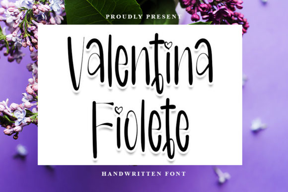 Valentina Fiolete: A Handwritten Font for Elegant Web Design