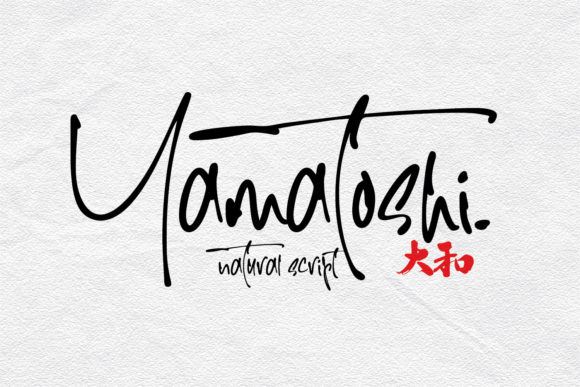 Yamatoshi: A Handwritten Script Font for Creative Web Design
